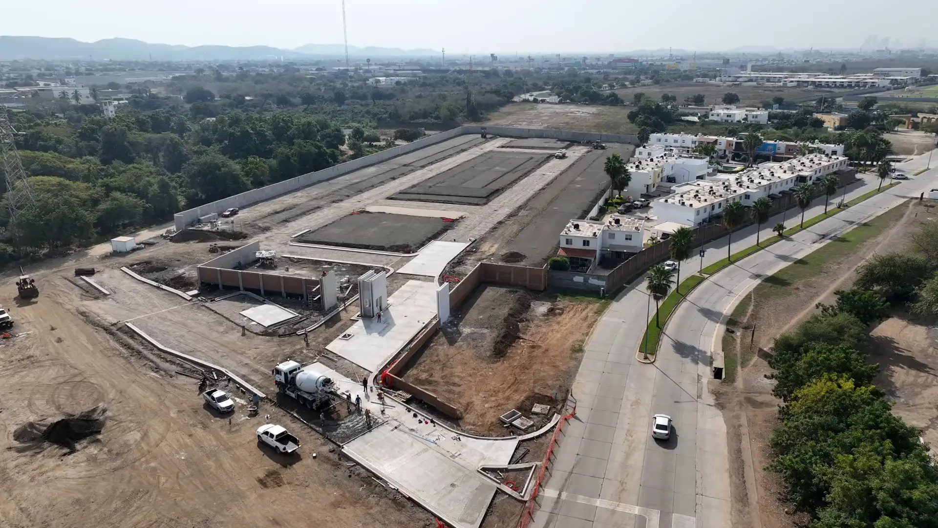 Vista aérea real de Colibrí Residencial, julio 2026