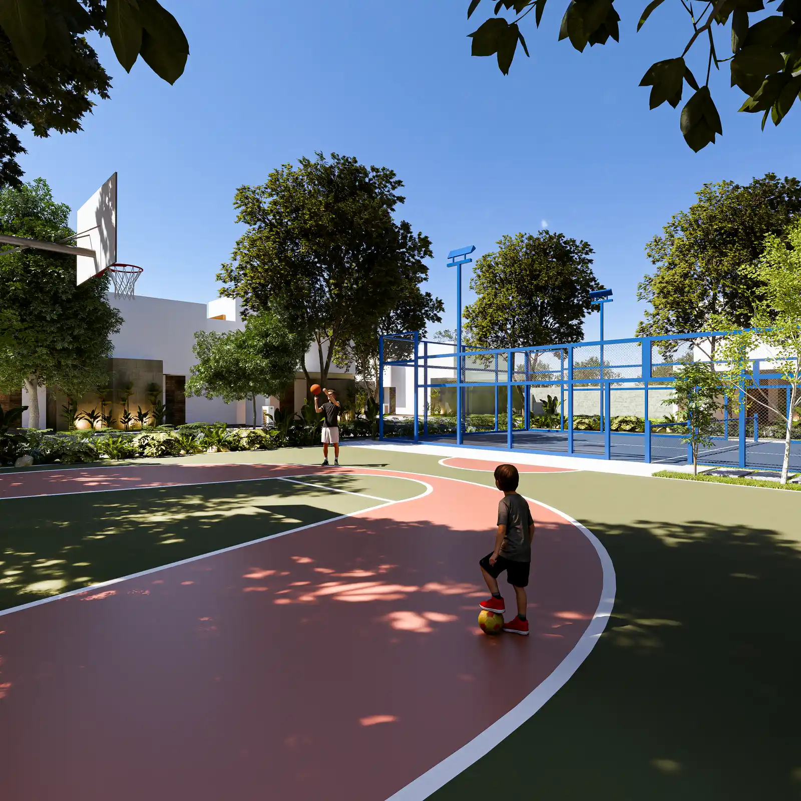 Cancha de basketball